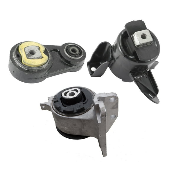 MotorKing Compatible with 10-12 Ford Fusion Mercury Milan 3.0L A5653 A4431 A7379 Engine Motor and Transmission Mount Set of 3PCS 2010 2011 2012