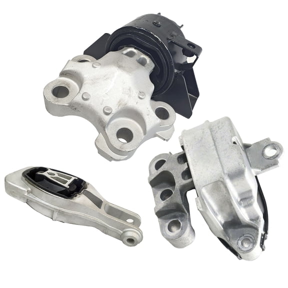 MotorKing Compatible with 16-19 Buick Encore Chevrolet Trax 1.4L Set 3PCS Engine Motor and Automatic Transmission Mount 2016 2017 2018 2019