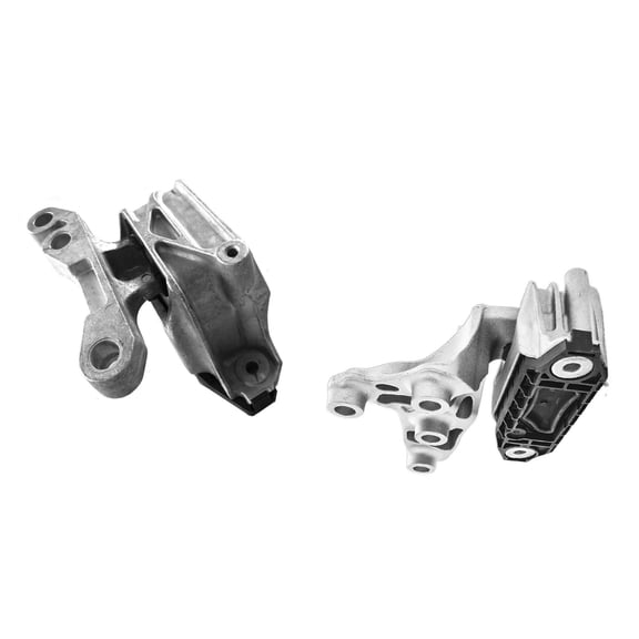 MotorKing Compatible with 18-20 Buick Enclave 3.6L AWD 3525 3517 Right Engine Motor and Automatic Transmission Mount Set 2PCS 2018 2019 2020