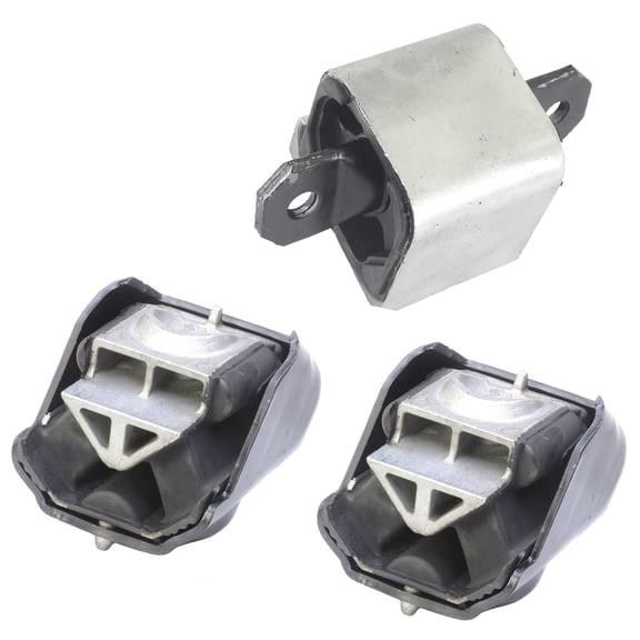 MotorKing Compatible with 2007-2021 Dodge Freightliner Mercedes-Benz Sprinter 2500 3500 2.1L 3.0L 3.5L Set 3PCS Engine Motor and Automatic Mount