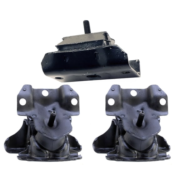 MotorKing Compatible with 2007 GMC Sierra 1500 RWD Chevrolet Silverado 1500 4WD 4.3L A5581x2 A2817 Engine Motor and Transmission Mount Set of 3PCS