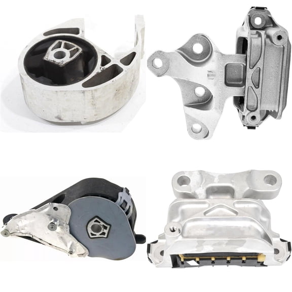 MotorKing Compatible with Chevrolet 20-23 Blazer 2.0L AWD Engine Motor and Automatic Transmission Mount Set 4PCS 3522 3525 3430 3526