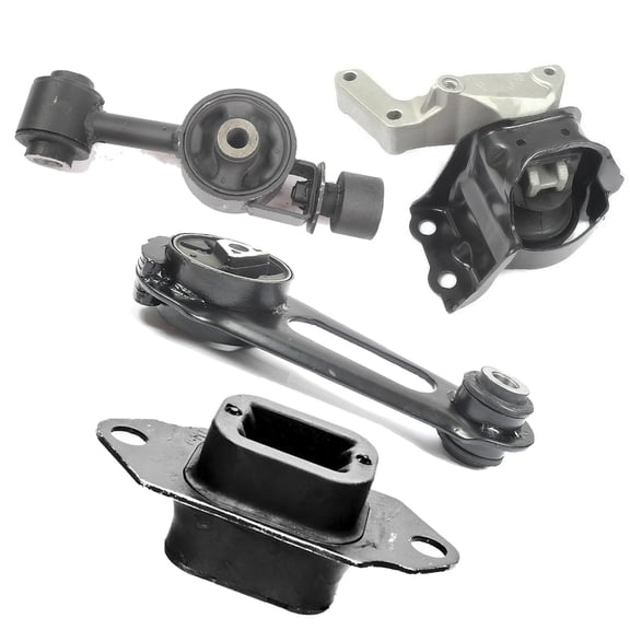 MotorKing Compatible with Nissan 14-18 Versa Note 1.6L A4320 A4361 A7368 A7369 Engine Motor and Transmission Mount Set 4PCS 2014 2015 2016 2017 2018