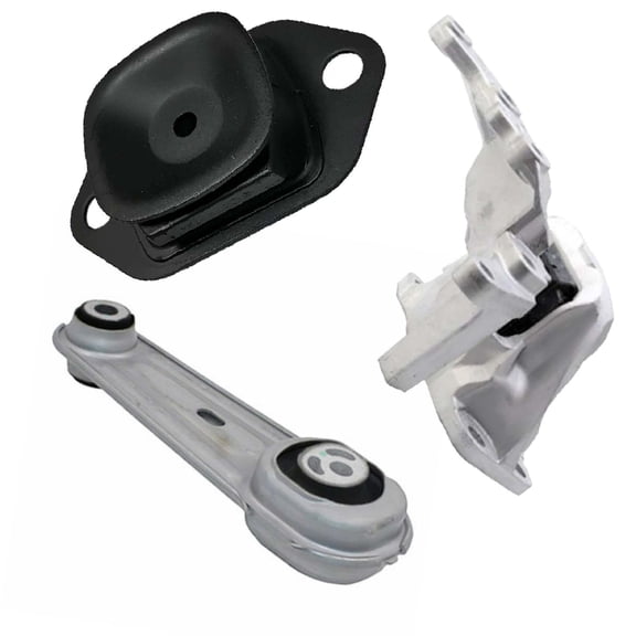 MotorKing Compatible with Nissan Qashiqai Sentra 17-22 2.0L CVT Set 3PCS Engine Motor and Automatic Transmission Mount 2017 2018 2019 2020 2021 2022