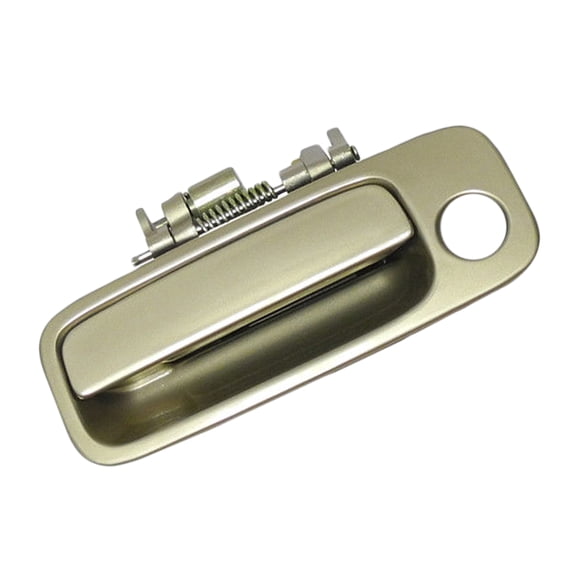 MotorKing Front Left Driver Side Exterior Outside Door Handle Compatible with 97-01 Toyota Camry 4M9 Cashmere Beige Metallic 1997 1998 1999 2000 2001