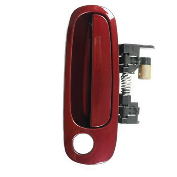 MotorKing Front Left Driver Side Exterior Outside Door Handle Compatible with 98-02 Toyota Corolla 3M8 Venetian Red Pearl 1998 1999 2000 2001 2002