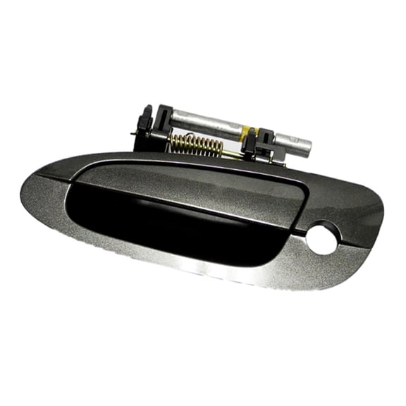 MotorKing Front Left Driver Side Outside Door Handle Compatible with 02-06 Nissan Altima K11 Smoke Metallic 2002 2003 2004 2005 2006
