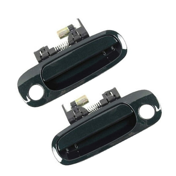 MotorKing Front Left and Right Pair Outside Door Handle Set of 2PCS Compatible with 98-02 Toyota Corolla 6M1 Dark Emerald Pearl 1998 1999 2000 2001 2002