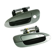 MotorKing Front Pair Set 2PCS Outside Door Handle Compatible with 02-06 Nissan Altima DY2 Mystic Emerald Metallic 2002 2003 2004 2005 2006