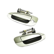 MotorKing Front Pair Set 2PCS Outside Door Handle Compatible with 02-06 Nissan Altima J40 Flash Green 2002 2003 2004 2005 2006