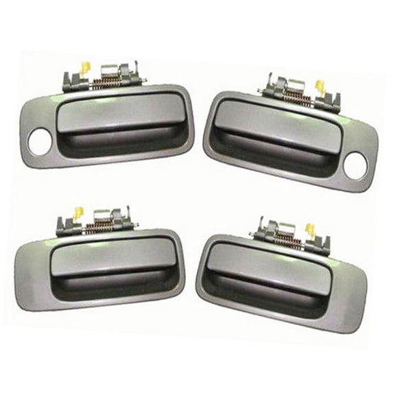 MotorKing Front Rear Left Right Exterior Outside Door Handle Set of 4pcs Compatible with 97-01 Toyota Camry 4N7 Sable Pearl Beige 1997 1998 1999 2000 2001