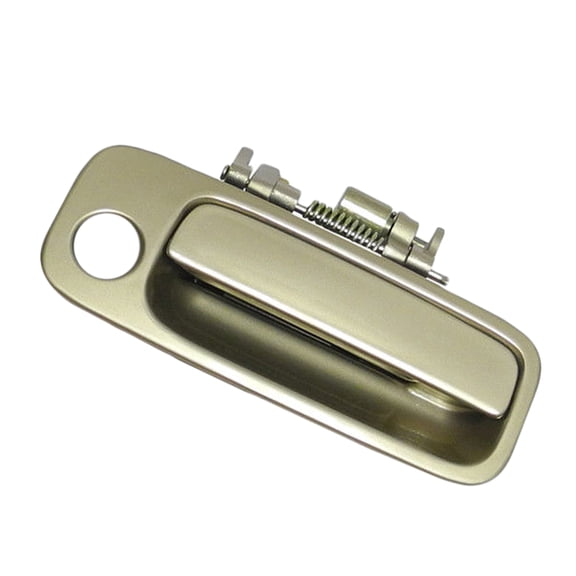MotorKing Front Right Passenger Side Exterior Outside Door Handle Compatible with 97-01 Toyota Camry 4M9 Cashmere Beige Metallic 1997 1998 1999 2000 2001