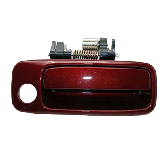 MotorKing Front Right Passenger Side Exterior Outside Door Handle Compatible with 97-01 Toyota Camry 3N6 Vintage Red Pearl 1997 1998 1999 2000 2001