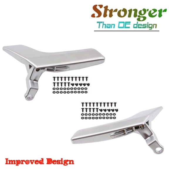 MotorKing Left and Right Upgraded Inside Door Handle Repair Kit Compatible with 08-14 Mercedes-Benz C-CLASS W204 X204 Pair Set of 2PCS Chrome