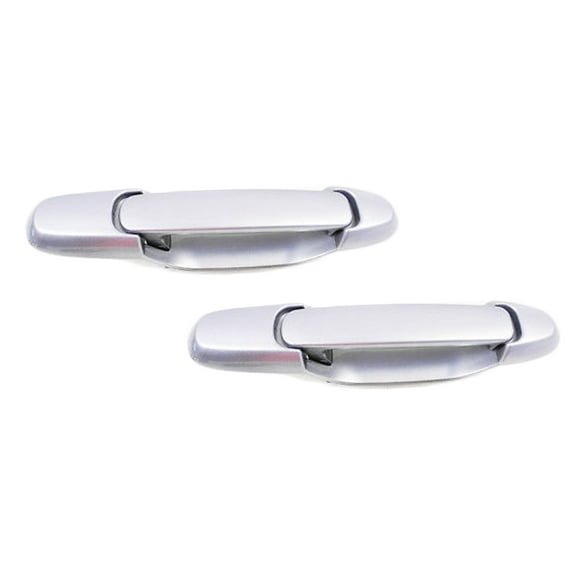 MotorKing Rear Left and Right Outside Exterior Door Handle Without Keyhole Compatible with 98-03 Toyota Sienna Frosted Iris Metallic 931 Pair Set 2pcs 1998 1999 2000 2001 2002 2003