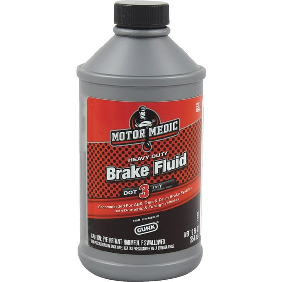 MotorMedic 12 Oz. Heavy-Duty DOT 3 Brake Fluid M4412