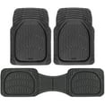 thumbnail image 1 of MotorTrend 3-Piece Deep Dish Rubber Floor Mat - Made for Chevy, Ford, Dodge, GMC, Honda, Hyundai, Jeep, Kia, Nissan, Toyota, Volkswagen Vehicles, 1 of 9