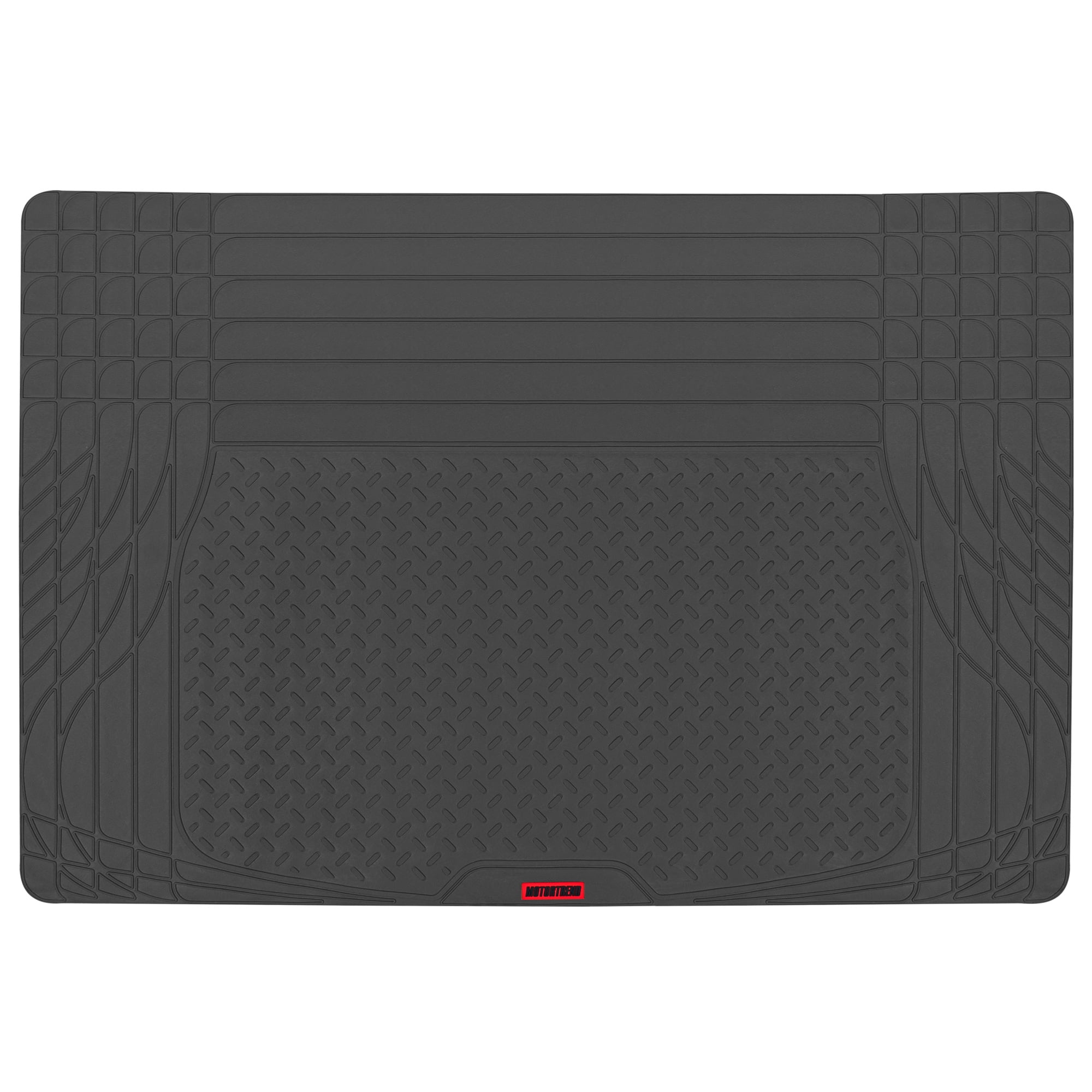 MotorTrend FlexTough TrunkShield Car Mat for Back of SUV, Sedan  Coupe  Trunk Cargo Liner Cover, All Weather Heavy Duty Protection, Universal  Trim-To-Fit, 47.5