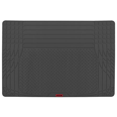 MotorTrend FlexTough TrunkShield Car Mat for Back of SUV, Sedan & Coupe Trunk Cargo Liner Cover, All Weather Heavy Duty Protection, Universal Trim-To-Fit, 47.5" x 32.2"in