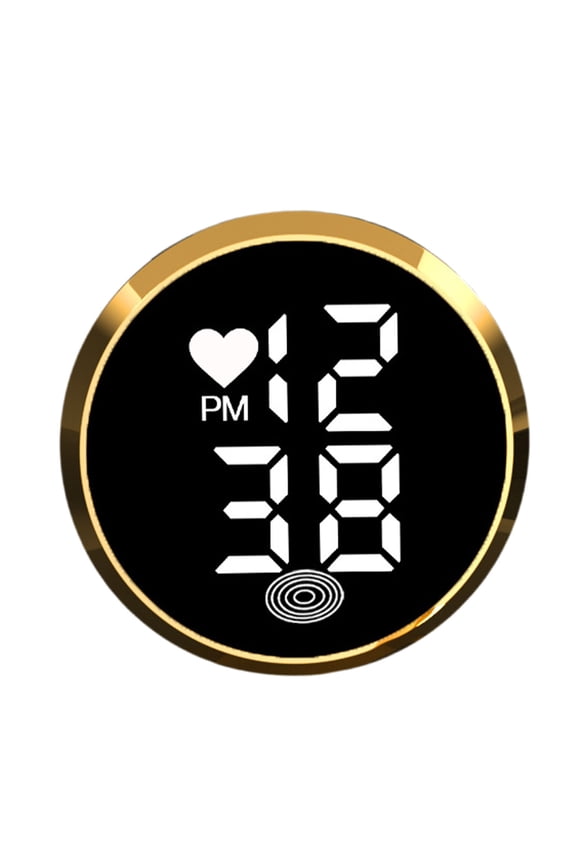 Motorbike Digital Clock Stick On LED Display Timepiece Watch Ideal For Boats and Vehicles