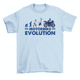 thumbnail image 1 of Motorbike Evolution T-Shirt Motorcycle Biker Tee Men Women Unisex, 1 of 2