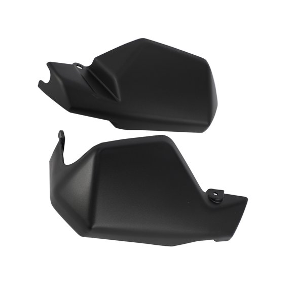 Motorbike Handguard Covers for DL650 2004-2023, PP Black Twin Side Set, Forward Guard Trim, Daily Road Trip Accessory for Street Riding