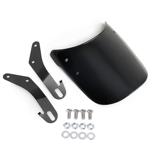 Motorbike Headlight Screen Deflector Flyscreen 3mm Protective Vintage Design Reduce Airflows Disruption