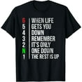 thumbnail image 1 of Motorbike Motorcycle Gears When Life Gets You Down T-Shirt, 1 of 3