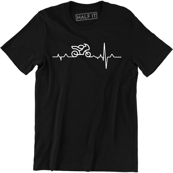 Motorbike Pulse Heartbeat Biker Rider Motorcycle bike Adult and Kids T-Shirt