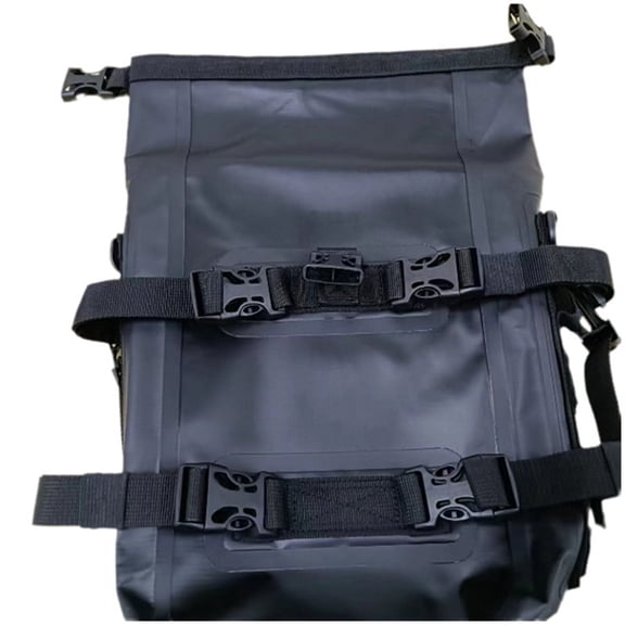 Motorbike Rear Rack Trunk Storage Bag Waterproof Motorcycle Bumper Bag with Shoulder Strap Riding Tools