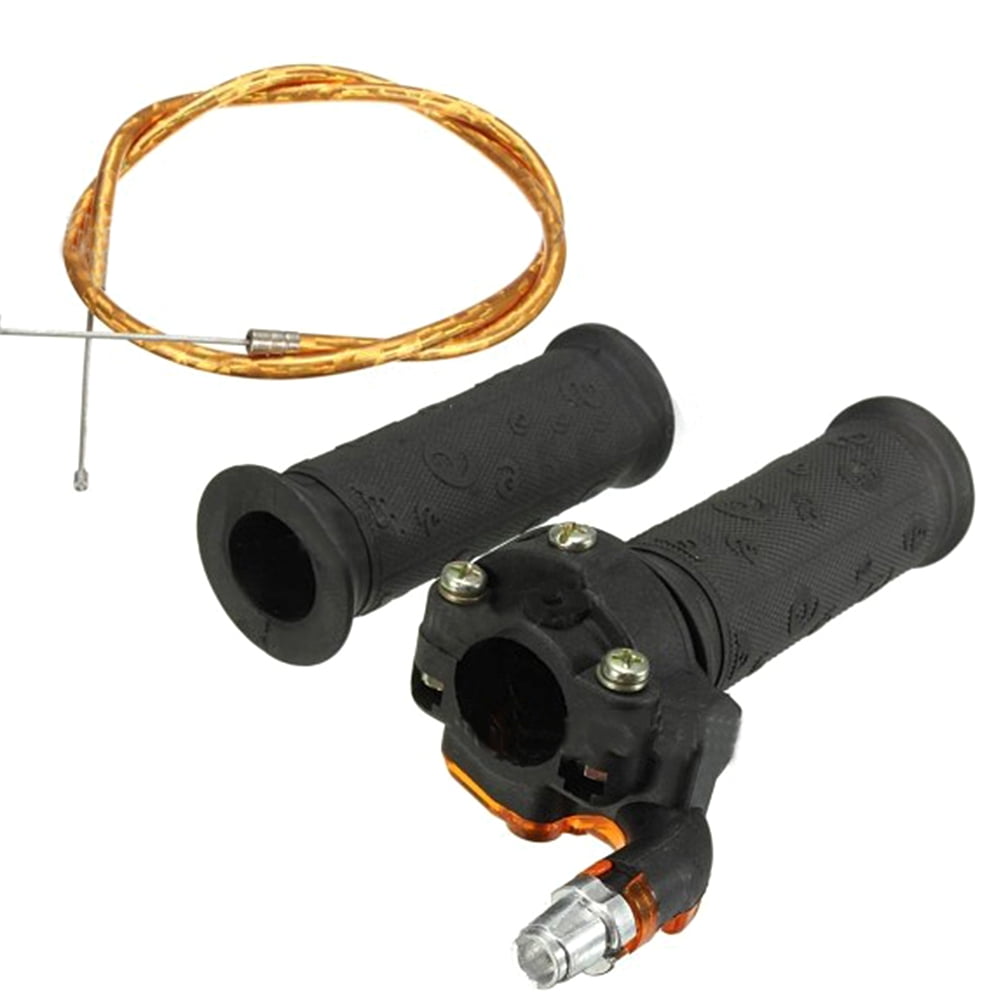 Motorbike Throttle Hand Grip with Twist Throttle Cable Fit for 47cc 49cc MINI MOTO Pit Dirt Bike ATV QUAD car decor automotive exterior accessories