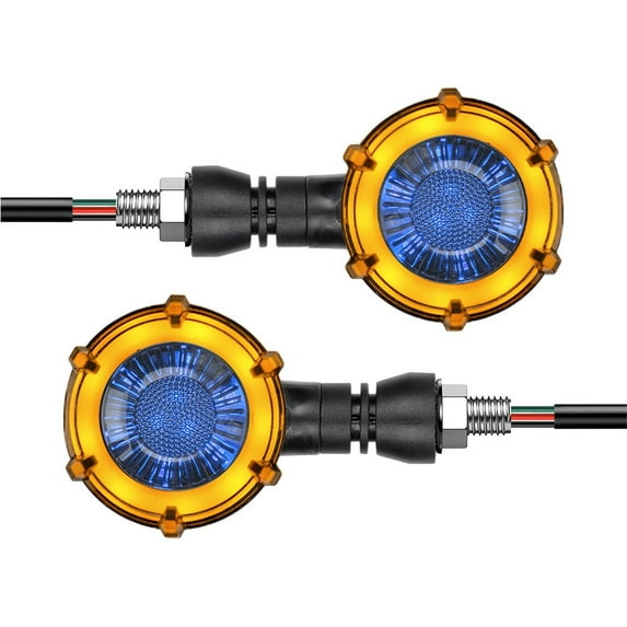 Motorbike Universal Waterproof Turn Signal signal light LED Two-Color