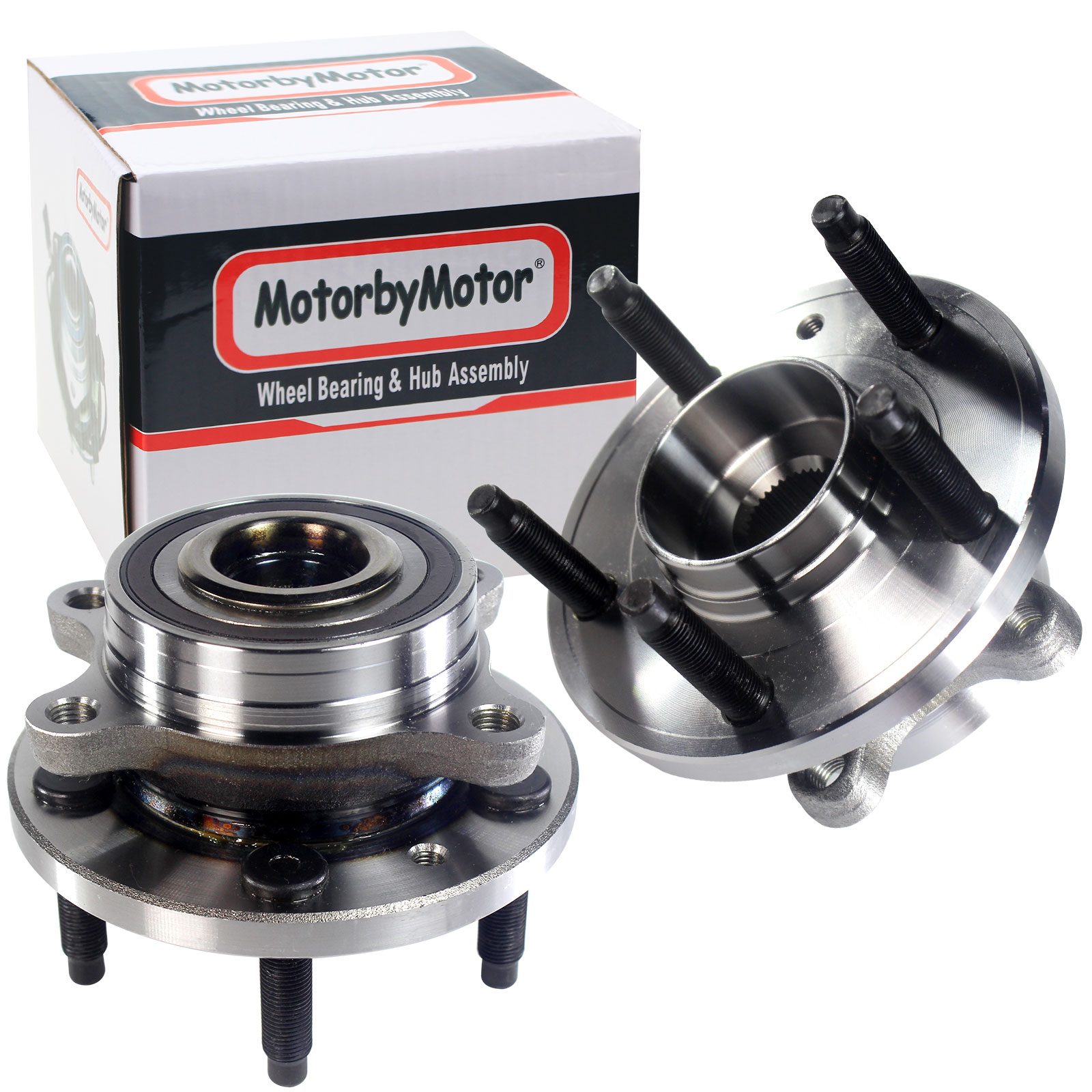 MotorbyMotor 512357 Front Wheel Bearing Hub Assembly Replacement for