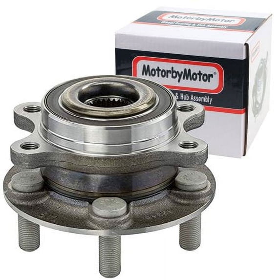 MotorbyMotor Front Rear Wheel Bearing and Hub Assembly Replacement for Ford Edge Fusion, Lincoln Continental MKX MKZ Hub Bearing w/ABS, 5 Lugs-513394