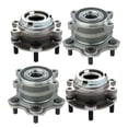 thumbnail image 1 of MotorbyMotor - Front Rear Wheel Hub Bearing Assembly fits for Nissan Altima Murano Maxima Pathfinder, Infiniti JX35 QX60 Wheel Bearing and Hub Assembly-5 Lugs 4pc Set 513296 512388, 1 of 10