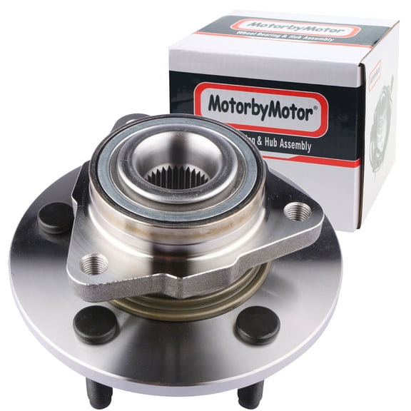 MotorbyMotor Front Wheel Bearing & Hub Assembly Replacement for 2002 2003 2004 2005 2006 2007 2008 Dodge Ram 1500 Pickup Hub Bearing w/5 Lugs-515072