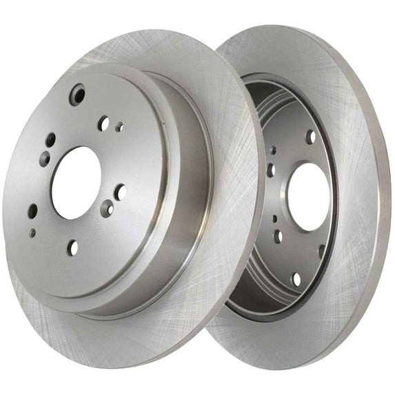 MotorbyMotor Rear Rotors 313mm Drilled & Slotted Brake Rotor Replacement for 2001-2006 Acura MDX, 2003-2008 Honda Polit Disc Brake Rotor (All Models) 31318