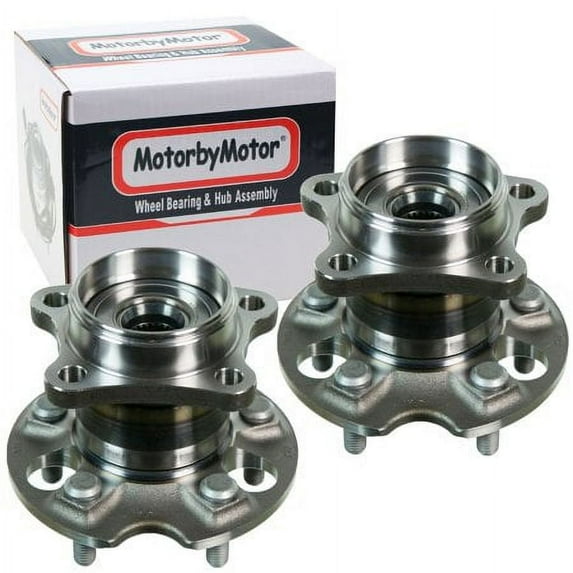 MotorbyMotor Rear Wheel Bearing Hub Assembly Fit 2011 2012 2013 2014 2015 2016 2017 2018 2019 Toyota Sienna Hub Bearing(2 Pack) AWD, 5 Lugs, Replace 512482