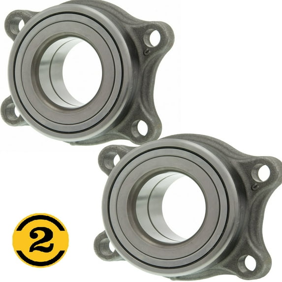 MotorbyMotor Rear Wheel Bearing Hub Assembly Fits 2003 2004 2005 2006 2007 Infiniti G35, for 2003-2009 Nissan 350Z Hub Bearing(2 Pack), Replace 512346