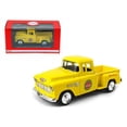 thumbnail image 1 of Motorcity Classics 430001 1955 Chevrolet Pickup Truck Stepside Coca Cola Yellow 1-43 Diecast Model, 1 of 2