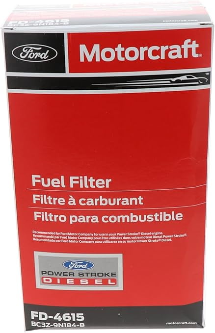 Motorcraf.t FD-4615 Unlimited Mileage Fuel Filter fits F-450 Super Duty 2011 - 2016 F-550 Super Duty