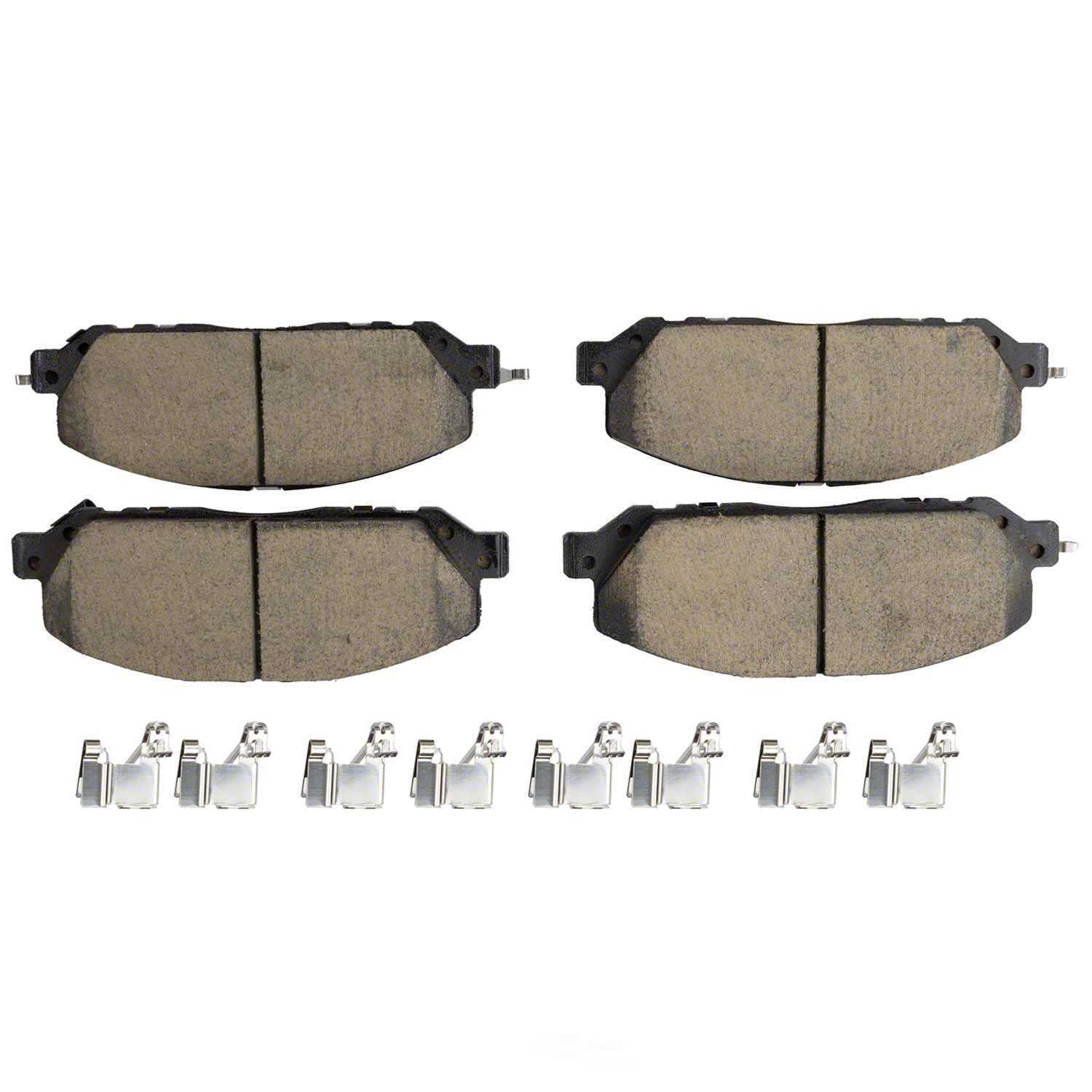 Motorcraft BR-2229 Pads - Standard Premium - Integrally Molded Organic