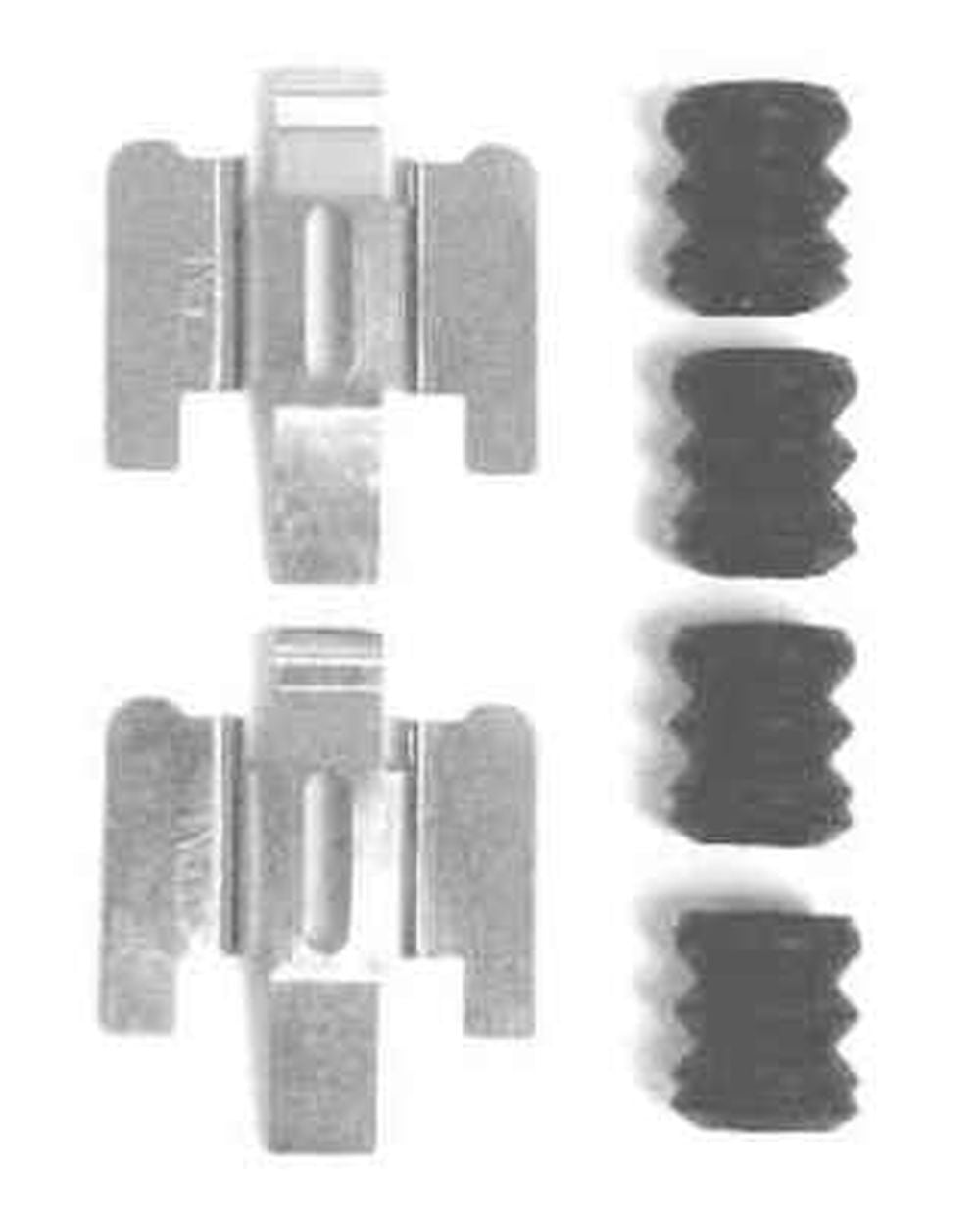 Motorcraft BRPK-5617 Disc Brake Hardware Kit Fits select: 1993-2006 FORD TAURUS, 1993-2004 MERCURY SABLE