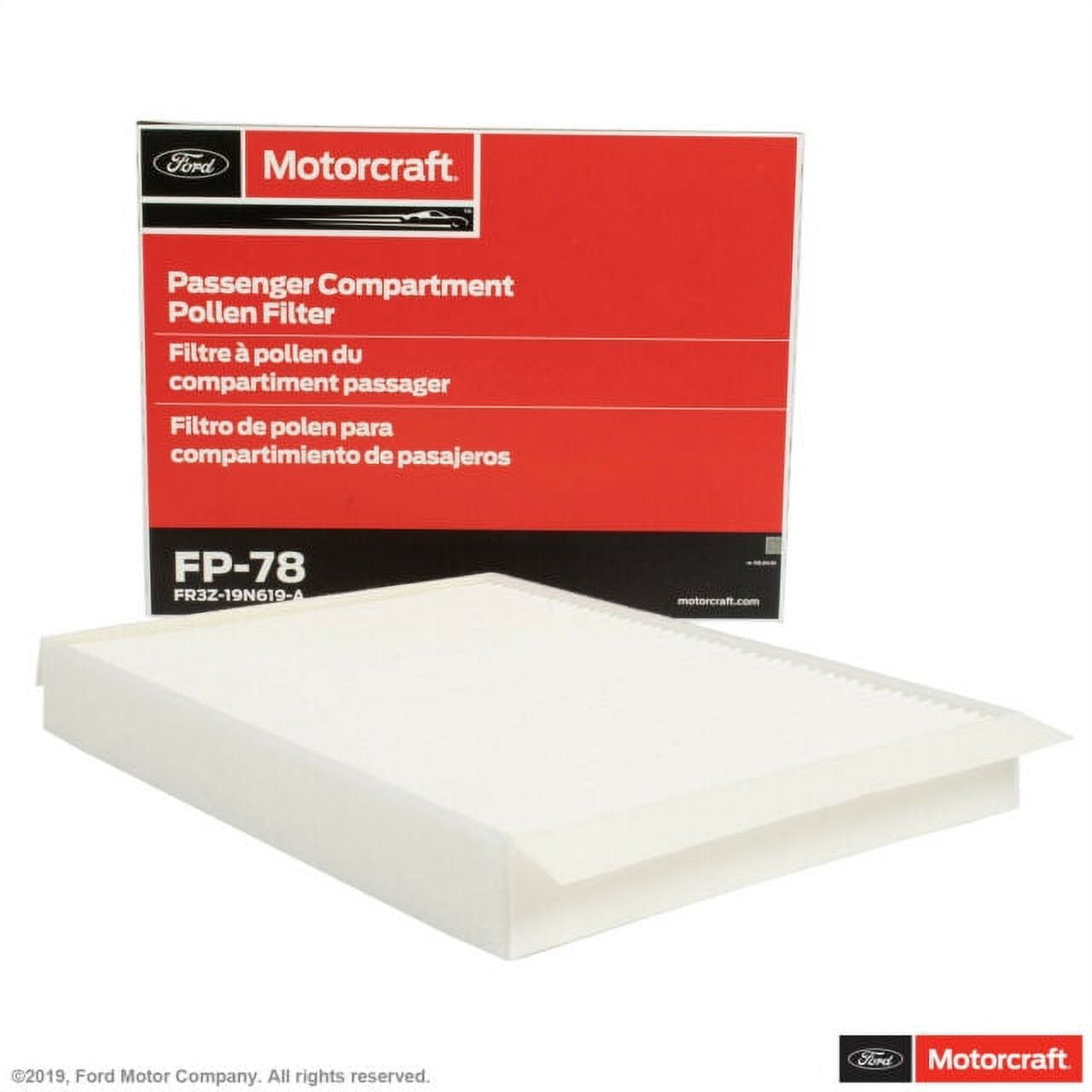 Motorcraft Cabin Air Filter FP-90 Fits select: 2020-2021 FORD EXPLORER