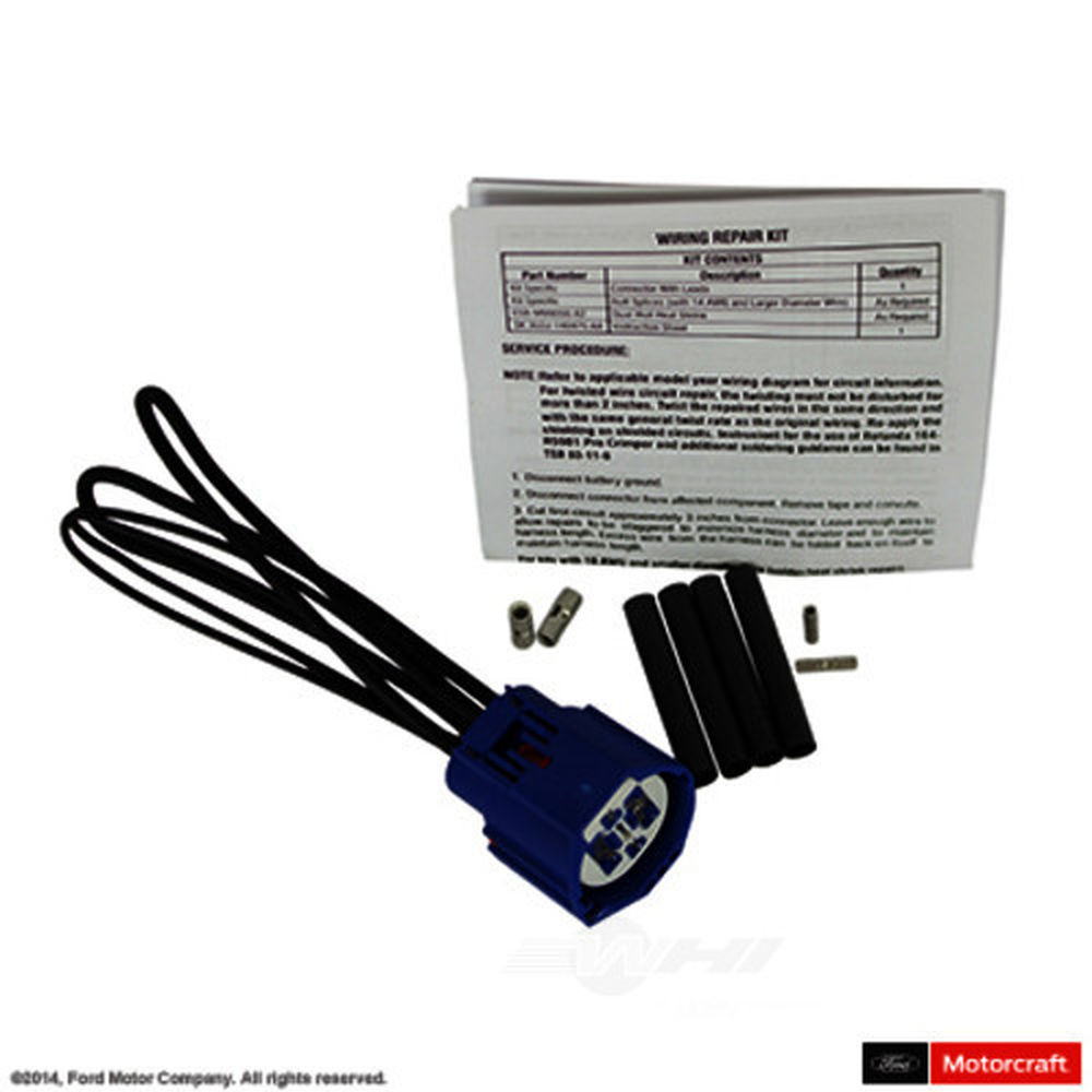 Motorcraft Cooling Fan Motor Connector Fits select: 2010 ,2021-2023 FORD F150 - image 1 of 5