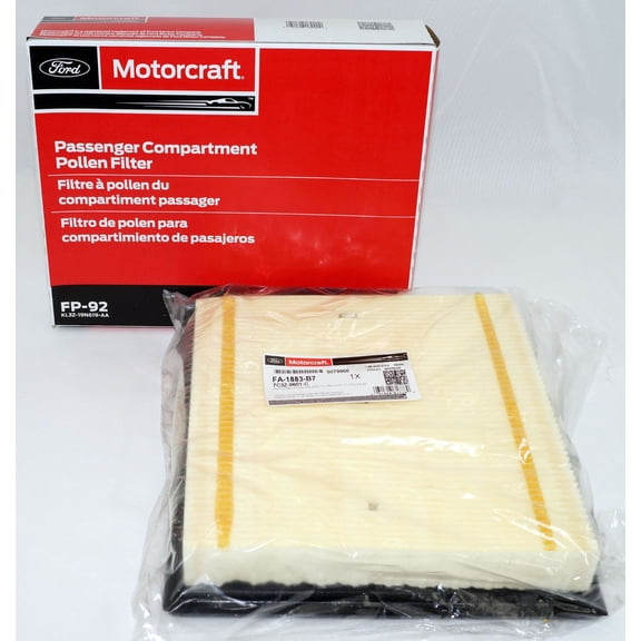 Motorcraft FA1883 Engine & FP92 Cabin Air Filter Bundle - Ford F-150 (2015-2024) & Expedition Tune-Up Kit