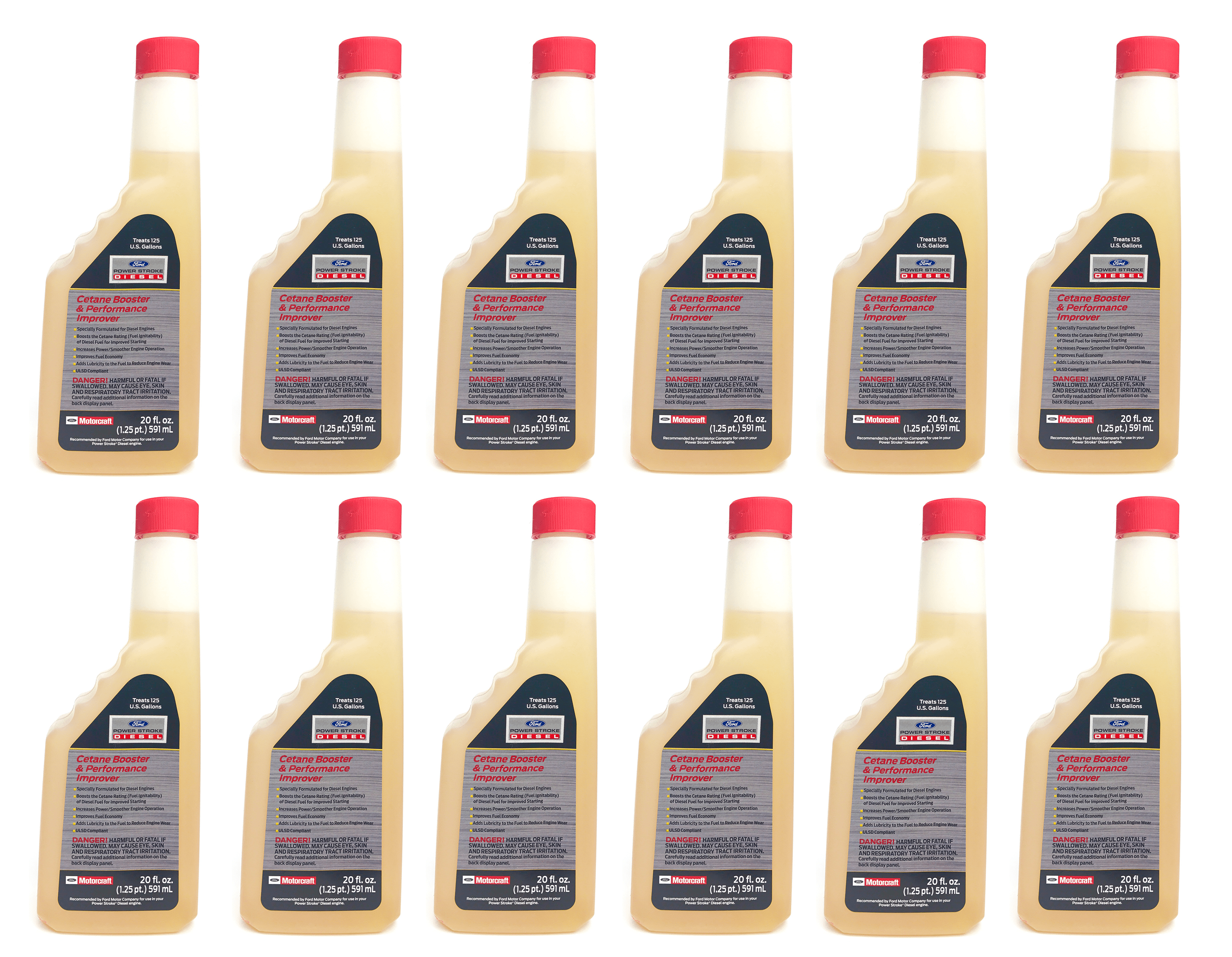 Motorcraft Ford Engine Cetane Booster Performance PM22A Powerstroke Diesel 6.0L Case of 12