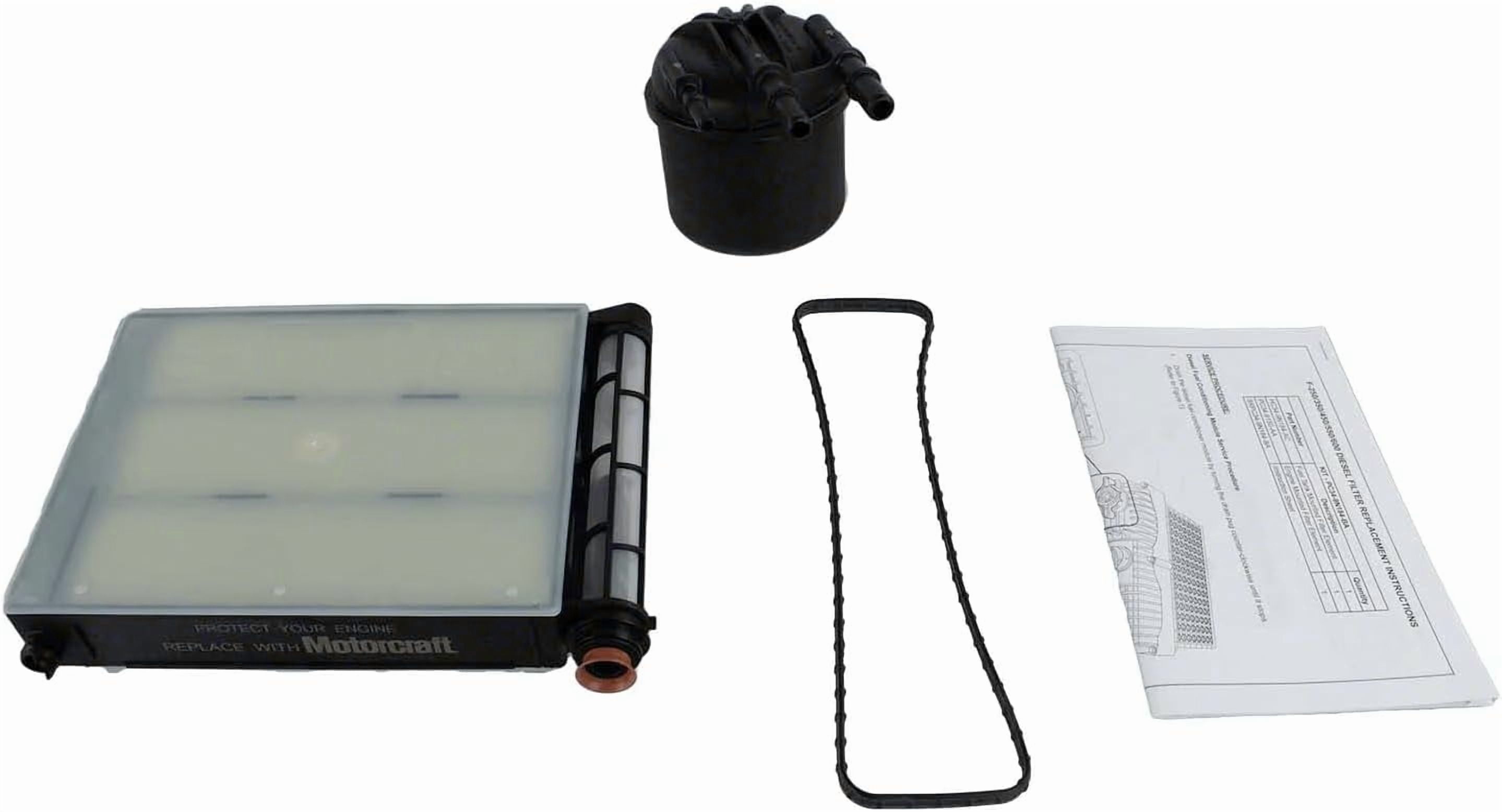 Motorcraft Fuel Filter FD4647, SAE Tested, Diesel Compatible, 99.9