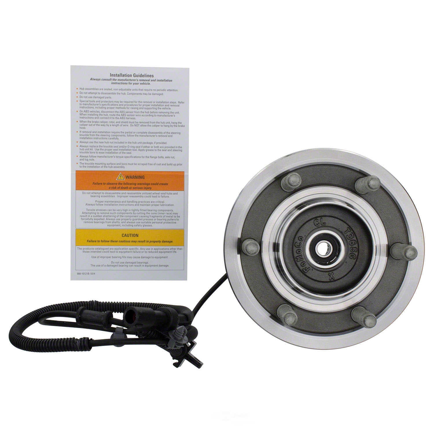 Motorcraft HUB-487 Wheel Bearing And Hub Assembly