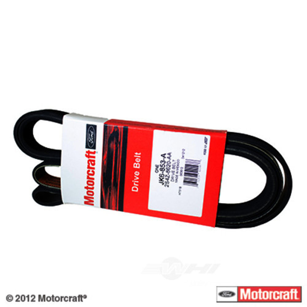 Motorcraft JK6-853-A Automotive V-Ribbed Belt(Standard)